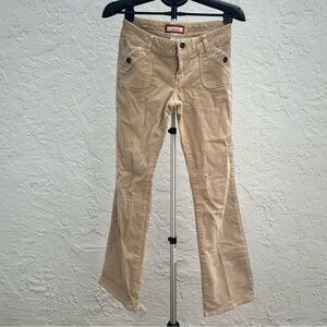 Jordache Beige Corduroy lowrise Trousers